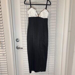 For Love And Lemons Black and White Maxi Dress